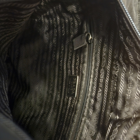 Prada Classic Black Nylon Tote, w/ COA - Picture 12 of 15